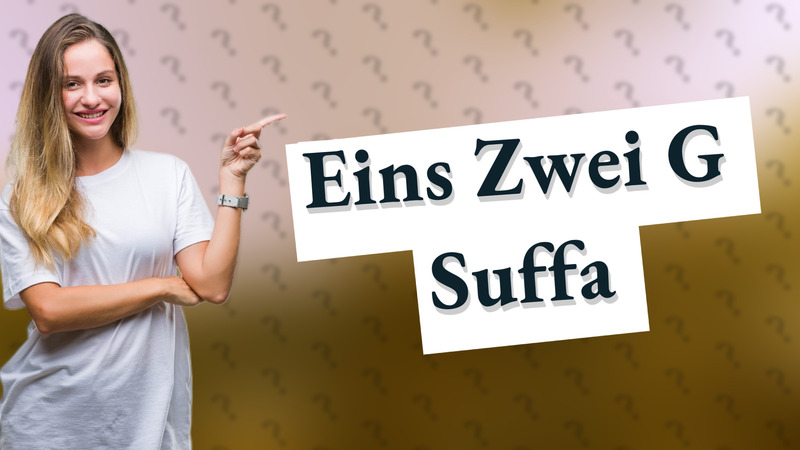 Eins Zwei G Suffa