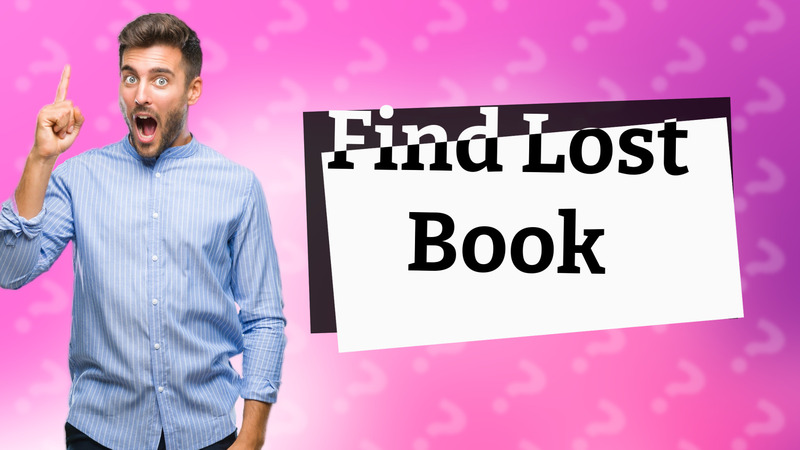 Find Lost Book