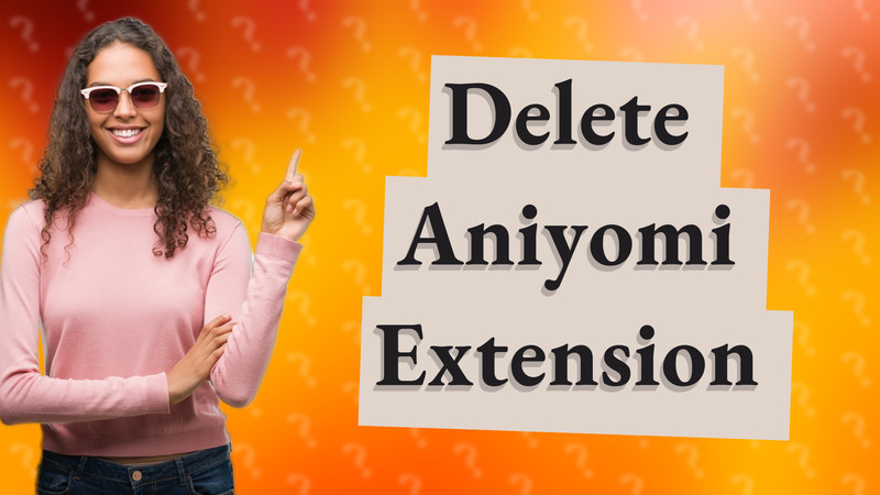 Delete Aniyomi Extension