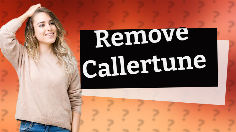 Remove Callertune
