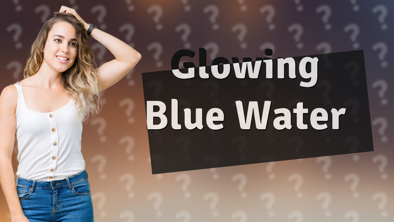 Glowing Blue Water