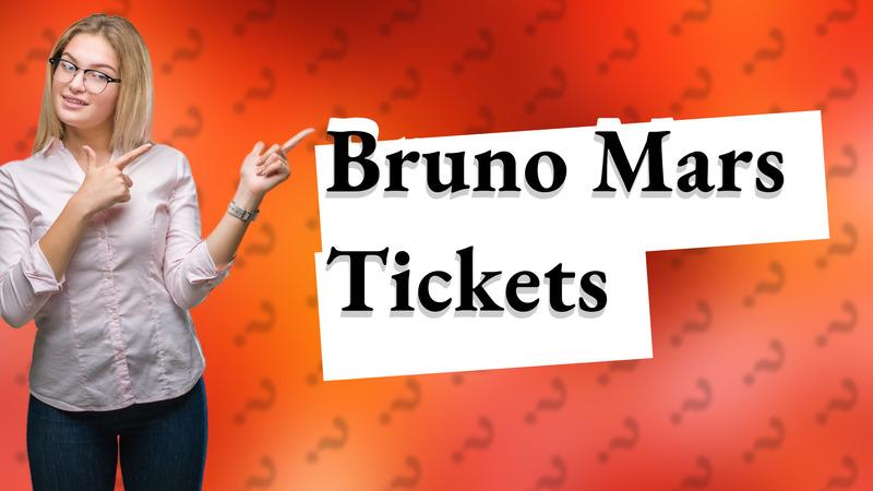 Bruno Mars Tickets