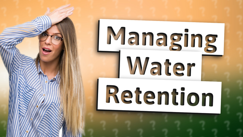Managing Water Retention