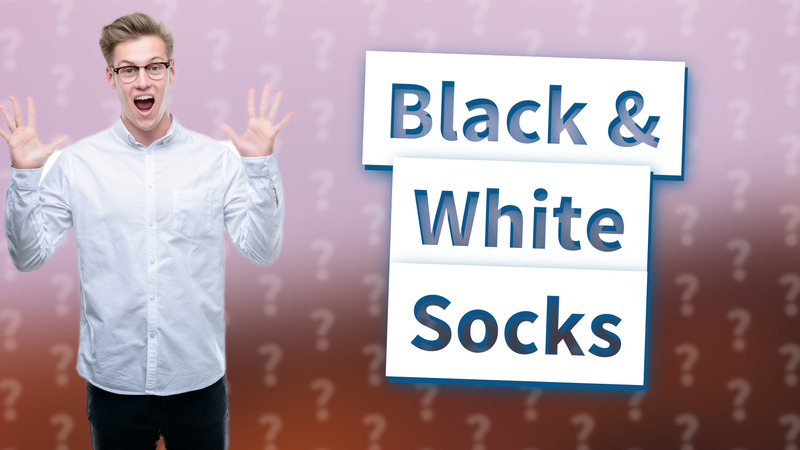 Black & White Socks
