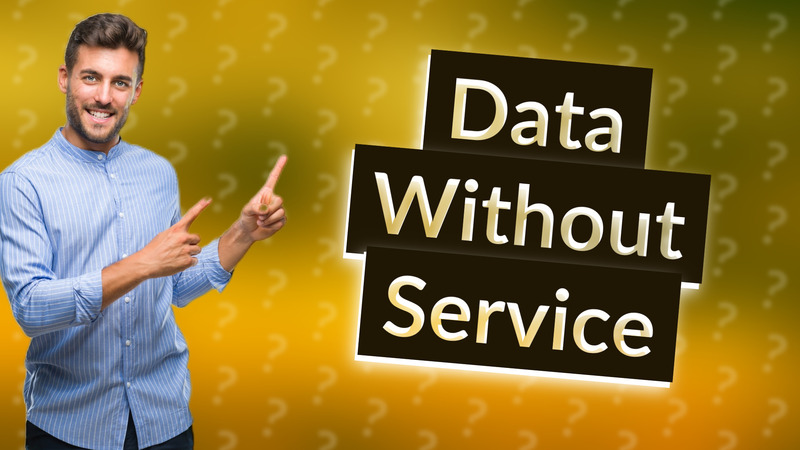 Data Without Service