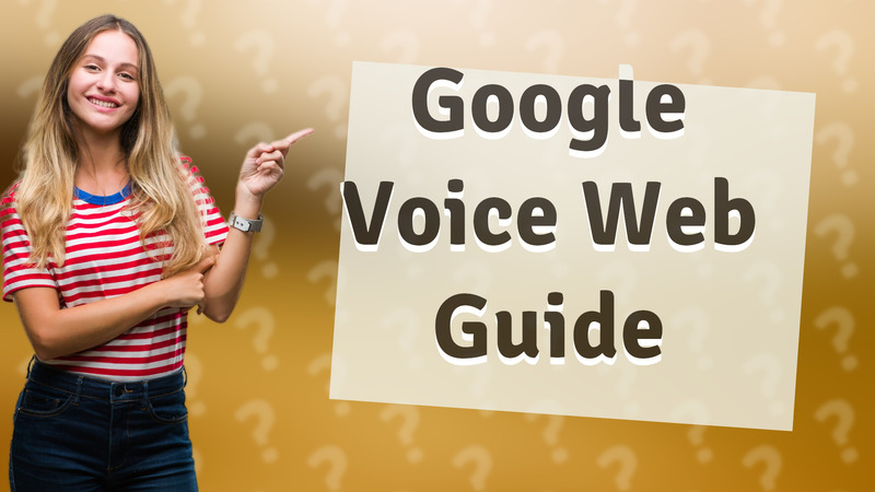 Google Voice Web Guide