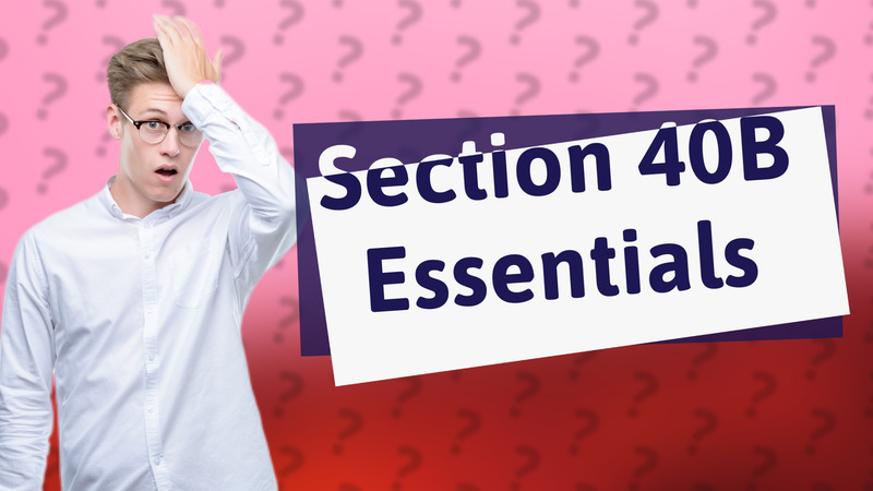 Section 40B Essentials