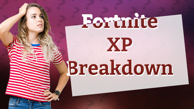 Fortnite XP Breakdown
