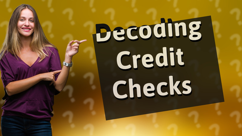 Decoding Credit Checks