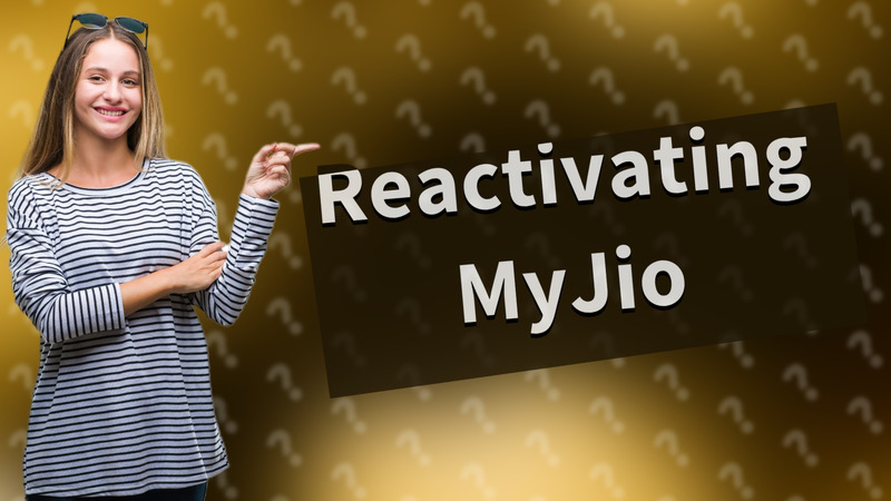 Reactivating MyJio