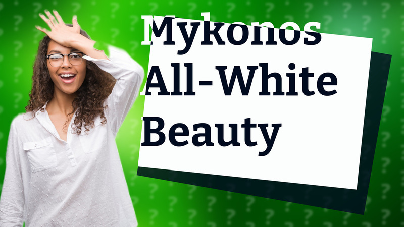 Mykonos All-White Beauty