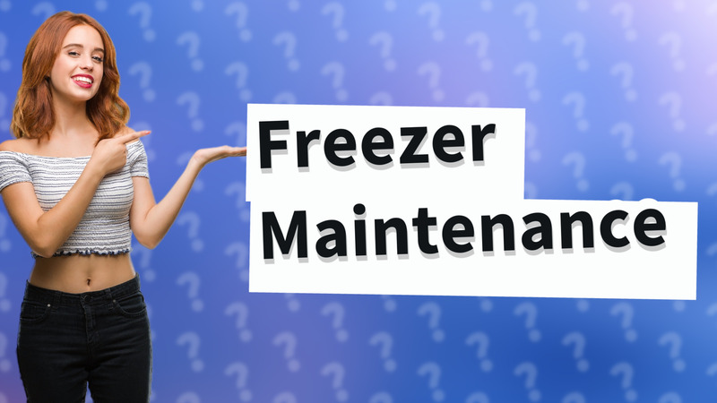 Freezer Maintenance
