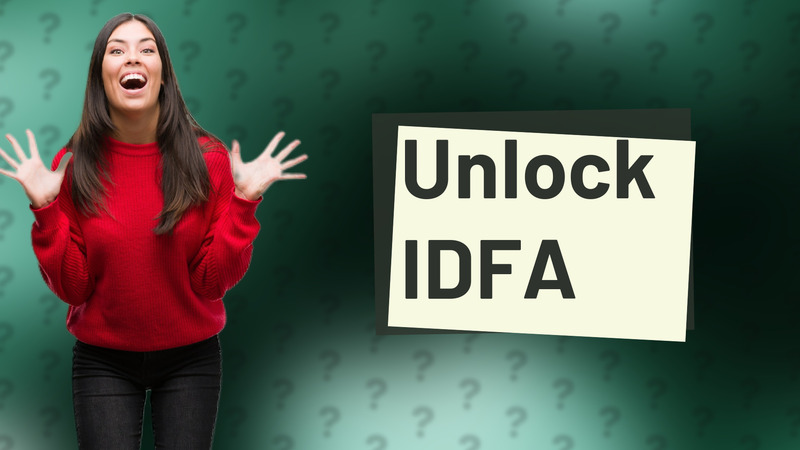 Unlock IDFA