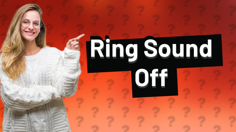 Ring Sound Off