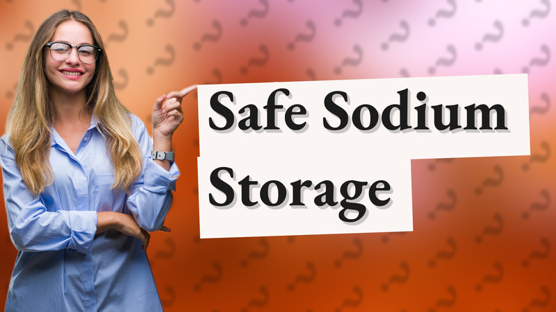 Safe Sodium Storage