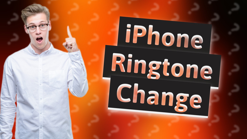 iPhone Ringtone Change