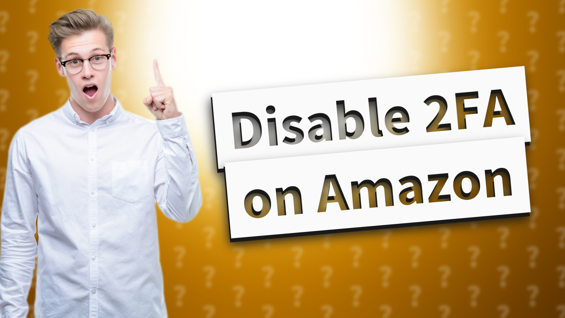 Disable 2FA on Amazon