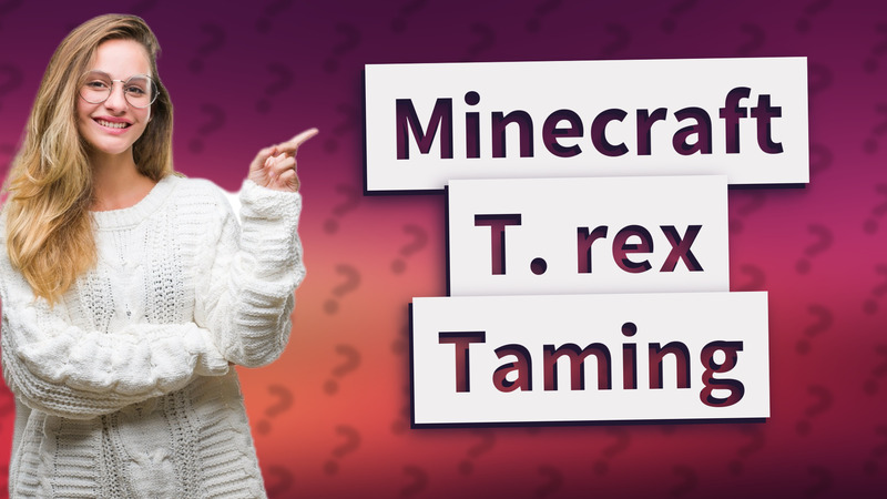 Minecraft T. rex Taming