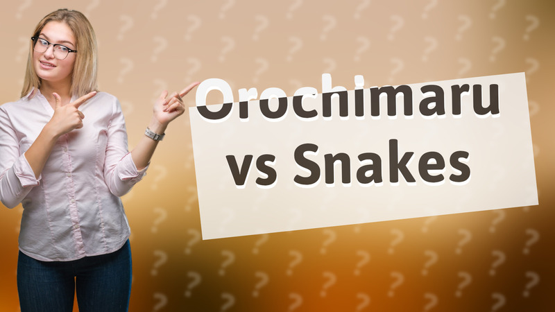 Orochimaru vs Snakes