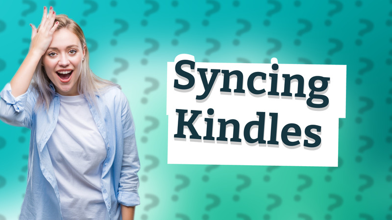 Syncing Kindles