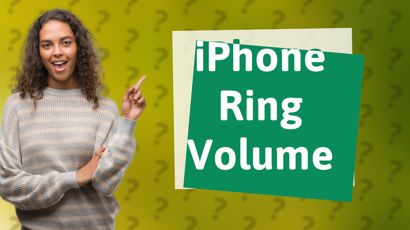 iPhone Ring Volume