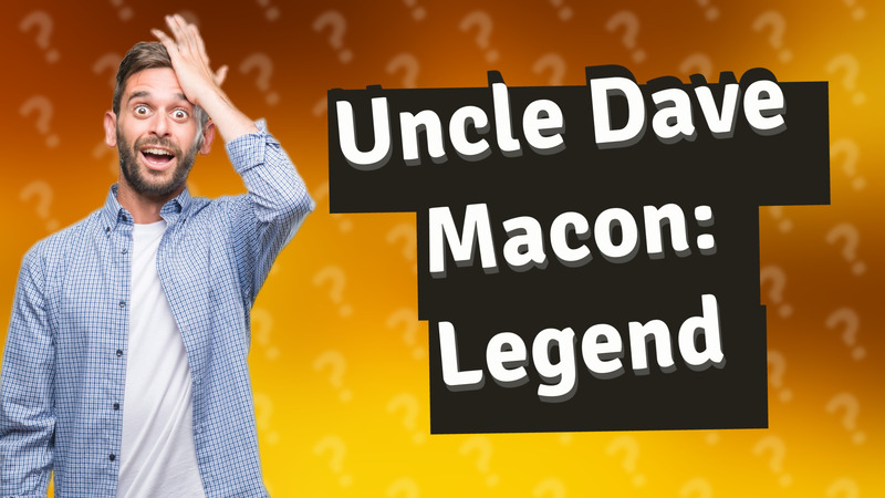 Uncle Dave Macon: Legend