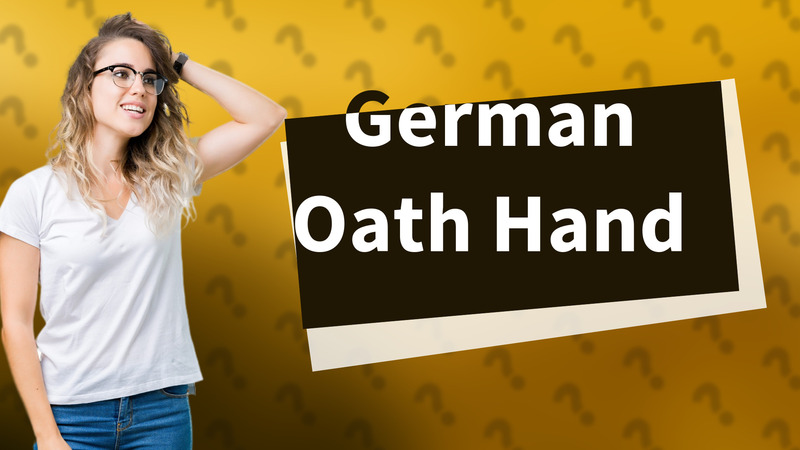 German Oath Hand