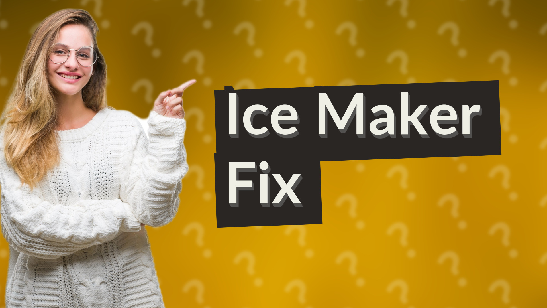 Ice Maker Fix