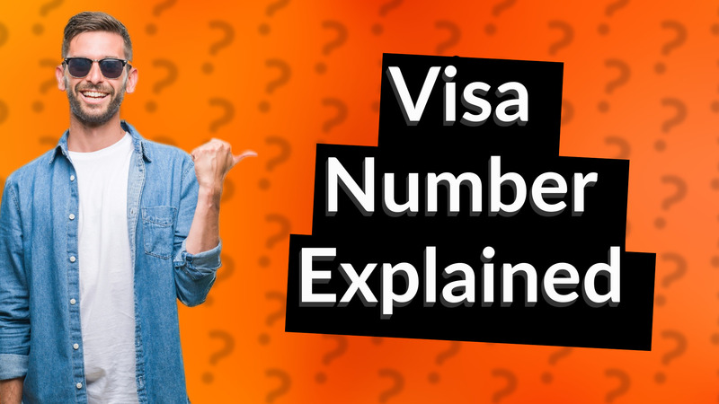 Visa Number Explained