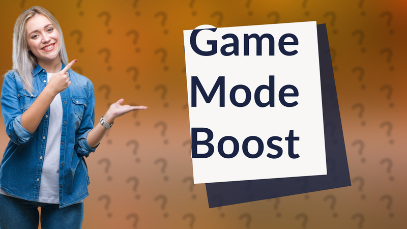 Game Mode Boost