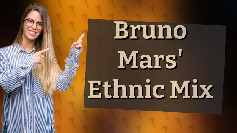 Bruno Mars' Ethnic Mix