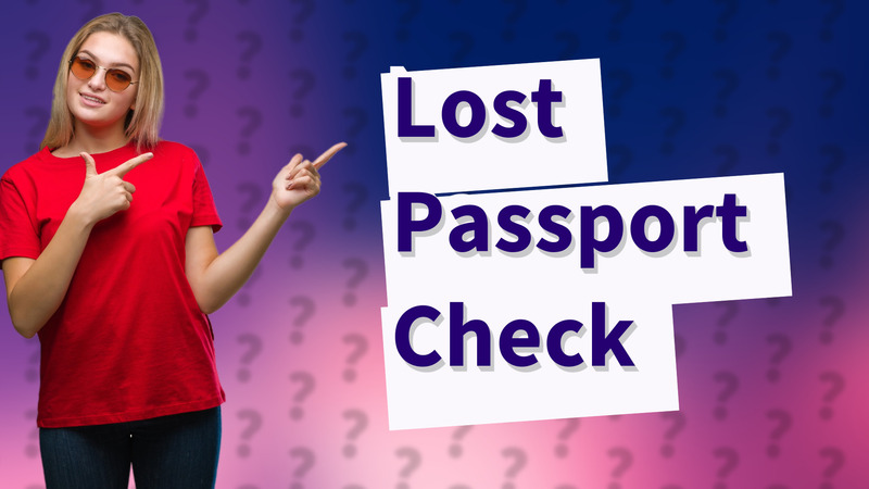 Lost Passport Check