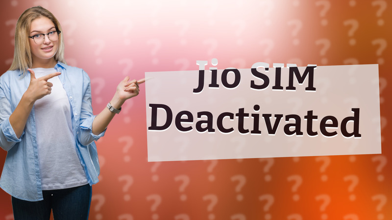 Jio SIM Deactivated