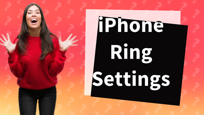 iPhone Ring Settings