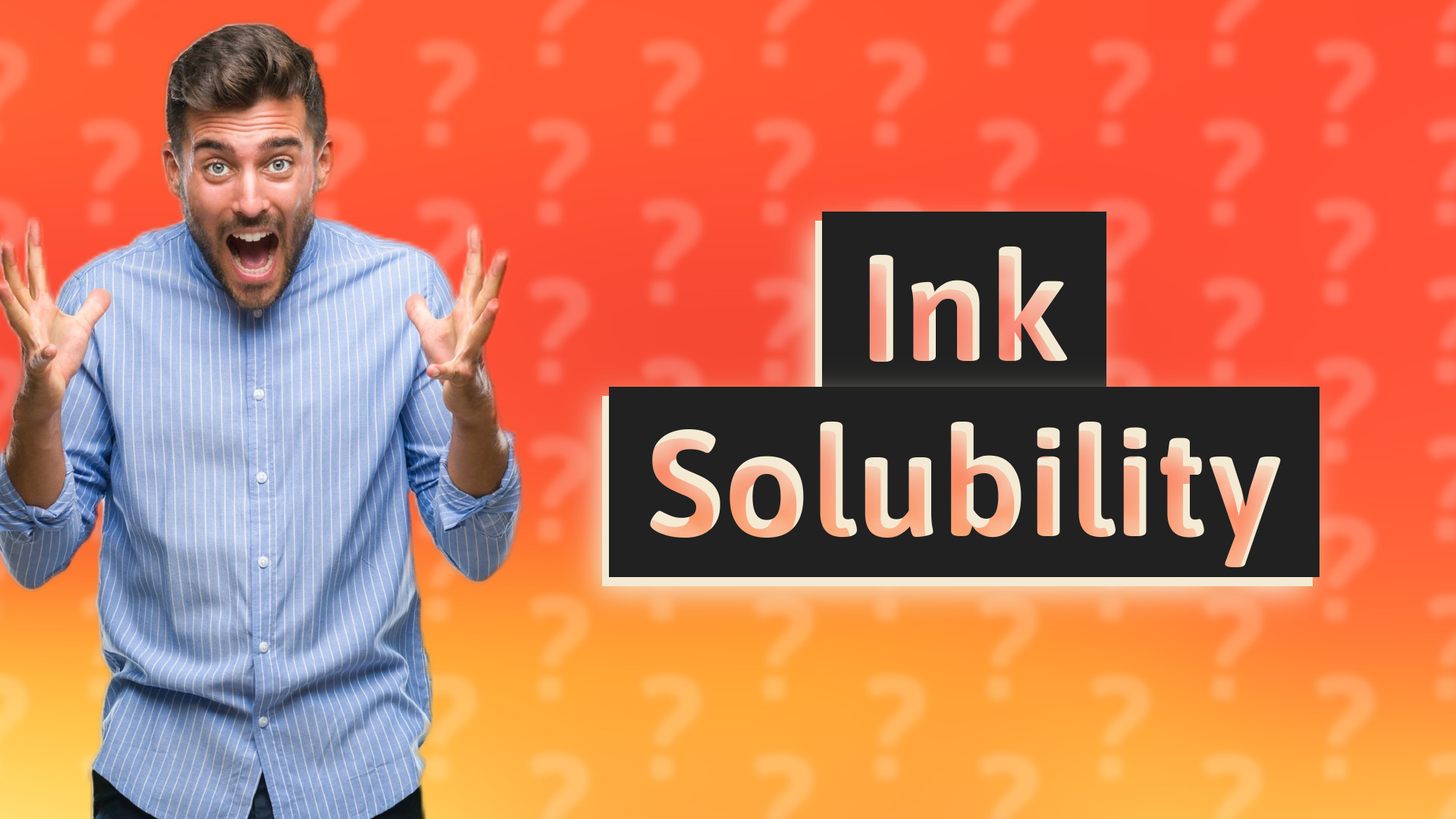 Ink Solubility