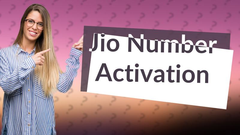 Jio Number Activation