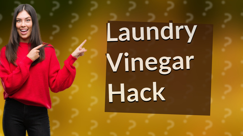 Laundry Vinegar Hack