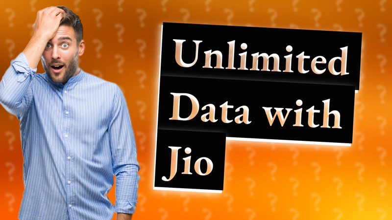 Unlimited Data with Jio