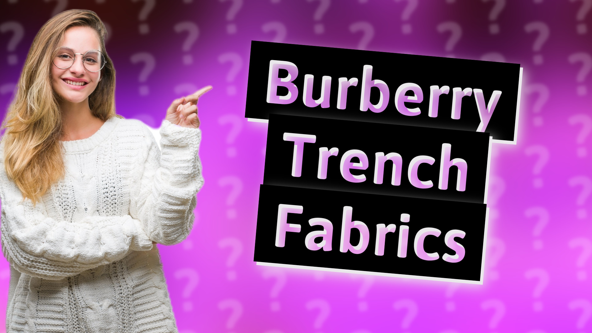 Burberry Trench Fabrics