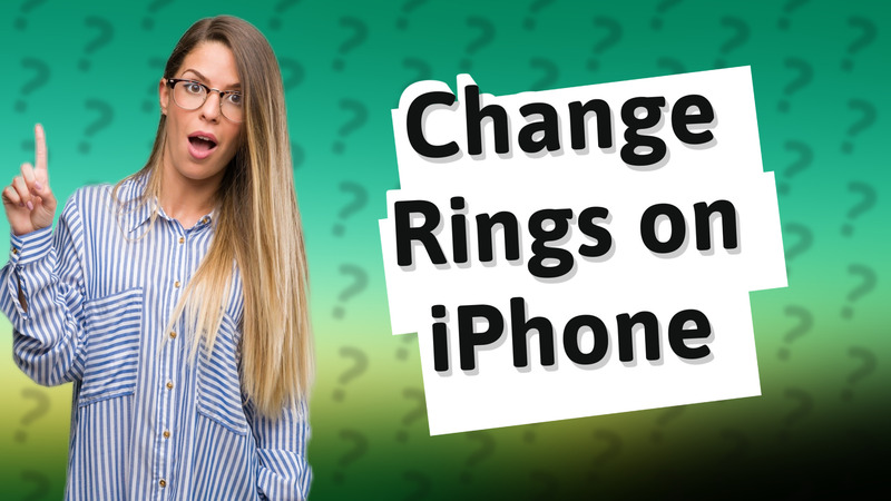 Change Rings on iPhone