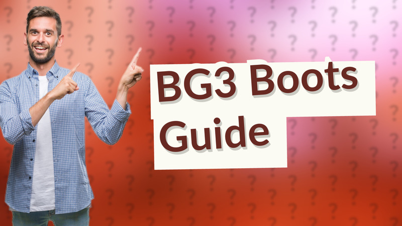 BG3 Boots Guide