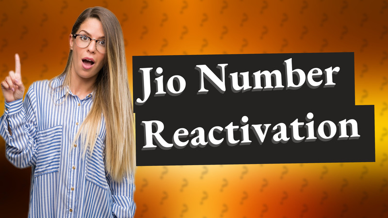 Jio Number Reactivation
