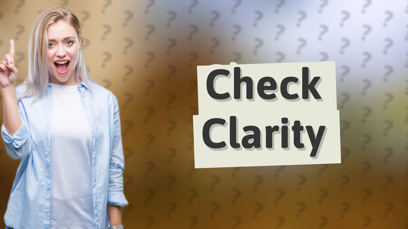Check Clarity