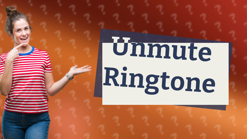 Unmute Ringtone