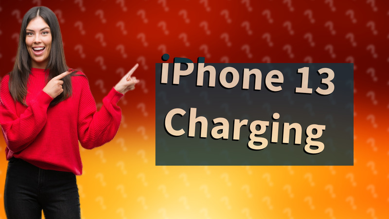 iPhone 13 Charging