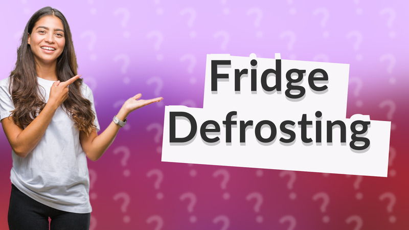 Fridge Defrosting