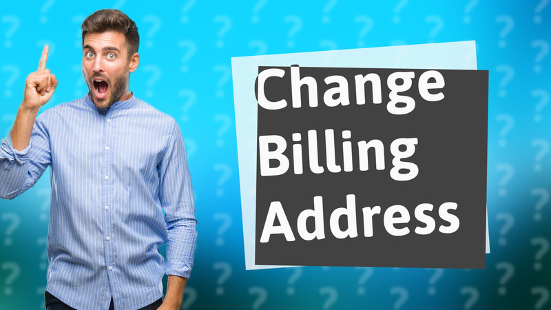 Change Billing Address