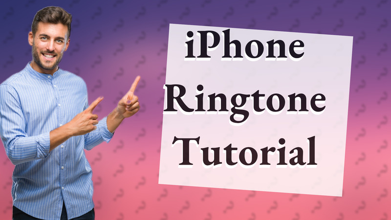 iPhone Ringtone Tutorial