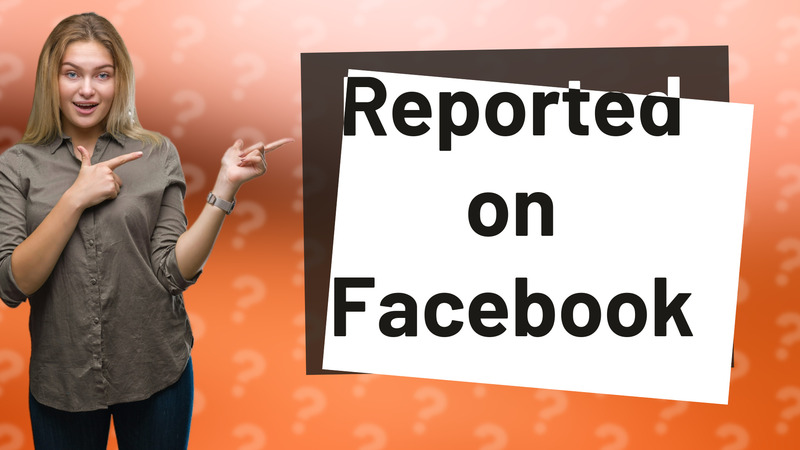 Reported on Facebook