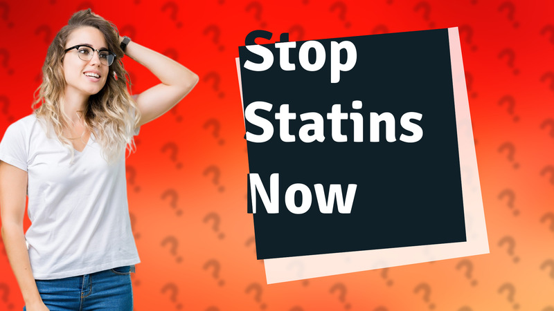 Stop Statins Now